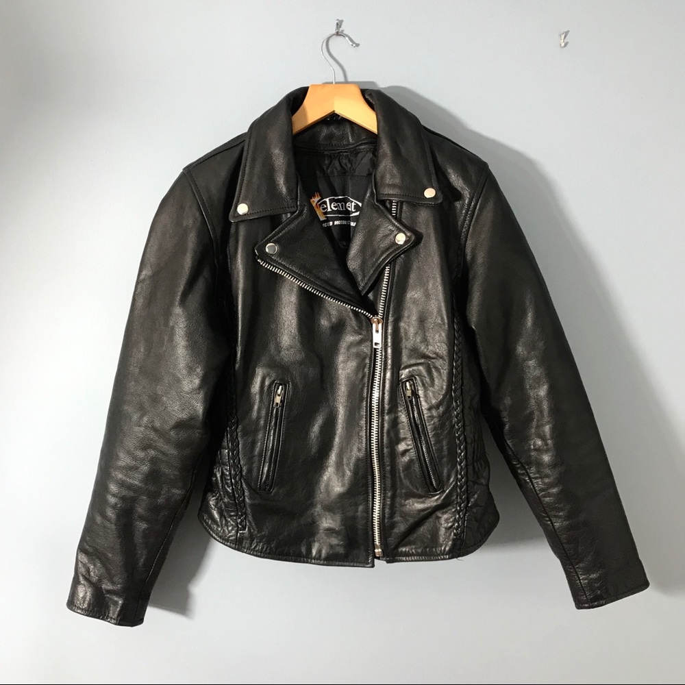 NWOT Leather Moto Jacket - Picture 6 of 8